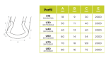 Perfil Espuma Formato U - U40 - Caixa com 100 varas de 2 Mtrs – Norpack - Image 2