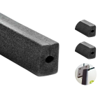 Perfil Reciclado Espuma Formato C - C1 Cinza – Norpack