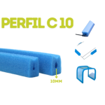 Perfil Espuma Formato C - C10 - Caixa com 200 varas de 2 Mtrs – Norpack - Image 3