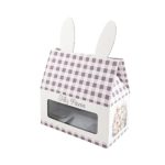 Caixa Cartão Branca c/ Orelhas e Janela 15x8x15cm Páscoa Família Coelhos – Norpack - Image 3