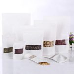 Saco Stand Up Papel Branco c/ Fecho Zip c/Janela - Alimentos, especiarias, pastelaria, outros – Norpack - Image 4