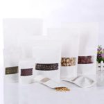 Saco Stand Up Papel Branco c/ Fecho Zip c/Janela - Alimentos, especiarias, pastelaria, outros – Norpack - Image 8