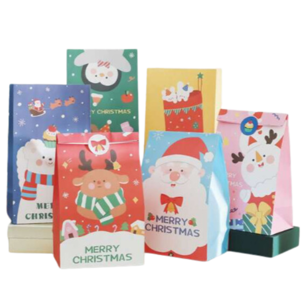 saco-natal.png Saco Papel Natal 15x26.7cm Pack 6 unid – Norpack - Image 1
