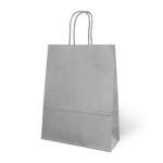 Saco Papel Kraft Prateado 18x24x8cm – Norpack
