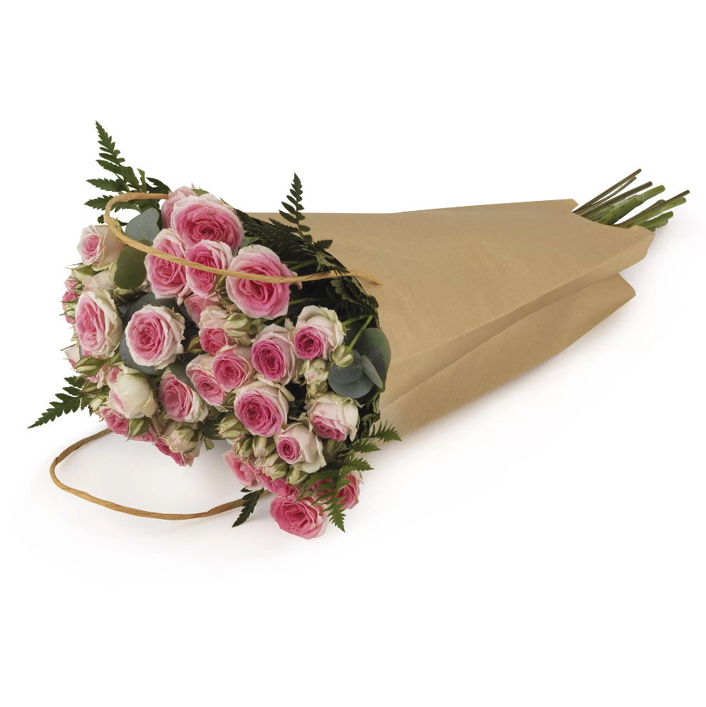 saco-papel-kraft_flores_embalsantos.jpg Saco Papel Kraft c/ Asas p/ Ramos de Flores 24x35cm – Norpack - Image 1