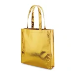 Saco Non-Woven Dourado Laminado 34x35x8cm – Norpack