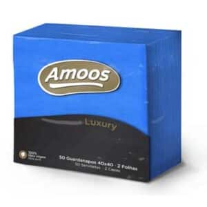 uardanapos-40x40-2fls-Amoos-Luxury-azul-50un-1.jpg Guardanapos Luxury 40x40 2fls Azul - Pack 50 uni. – Norpack - Image 1