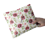 Papel Vegetal 25x25cm Flores Vermelhas – Pack 25Fls Ideal para Embrulhos de Encomendas e Ofertas! – Norpack