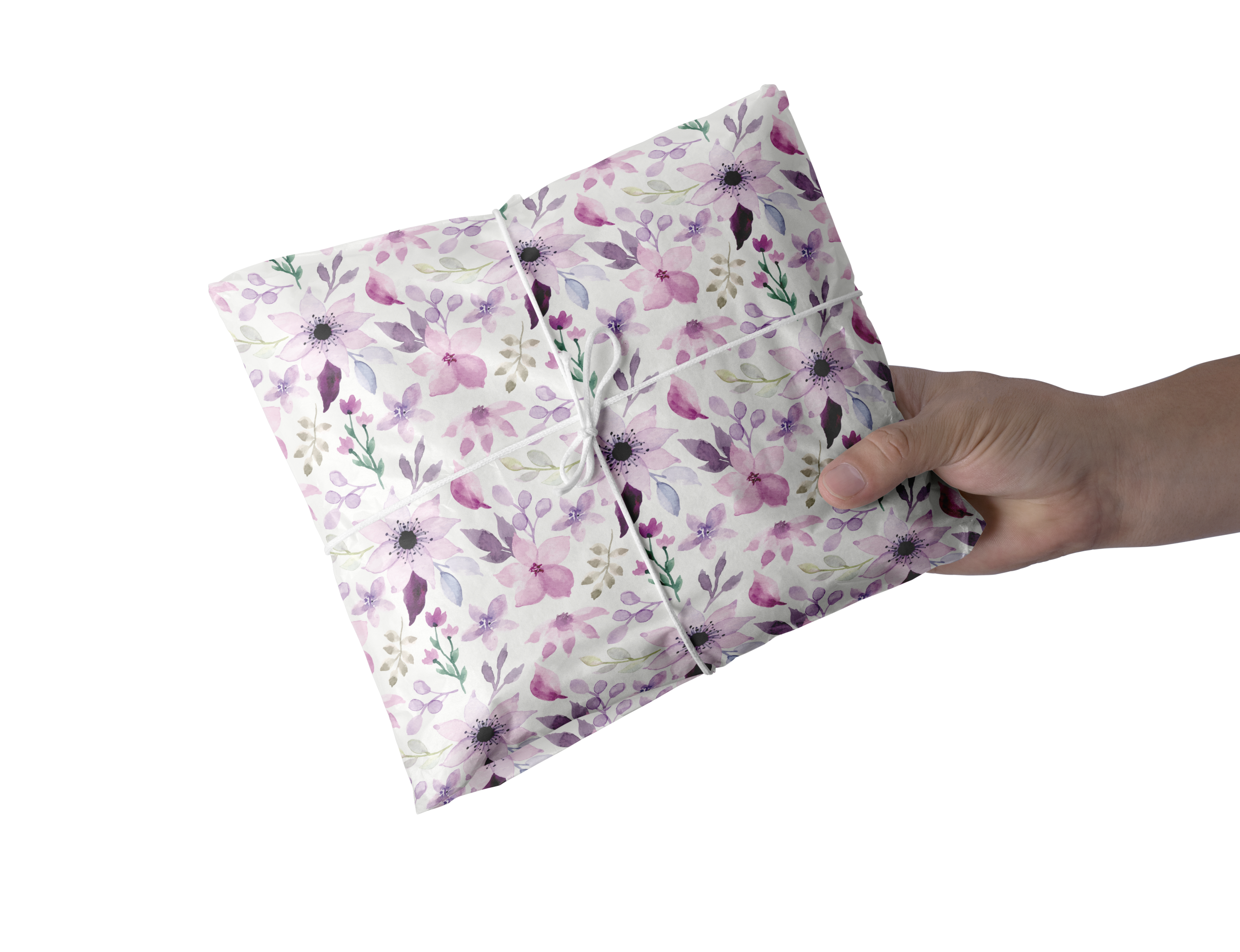 vegetal-malva-2-dia-da-mae.png Papel Vegetal 25x25cm Flores Malva– Pack 25Fls Ideal para Embrulhos de Encomendas e Ofertas! – Norpack - Image 1